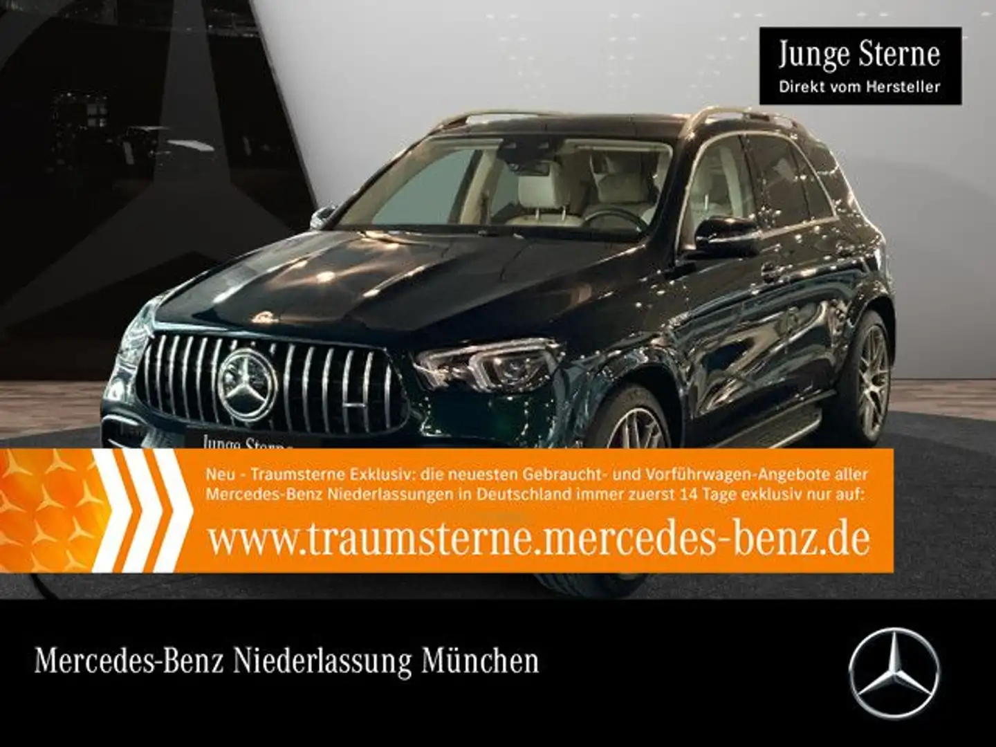 Mercedes-Benz GLE 63 AMG AMG Driversp Perf-Abgas Fahrass WideScreen Pano Green - 1