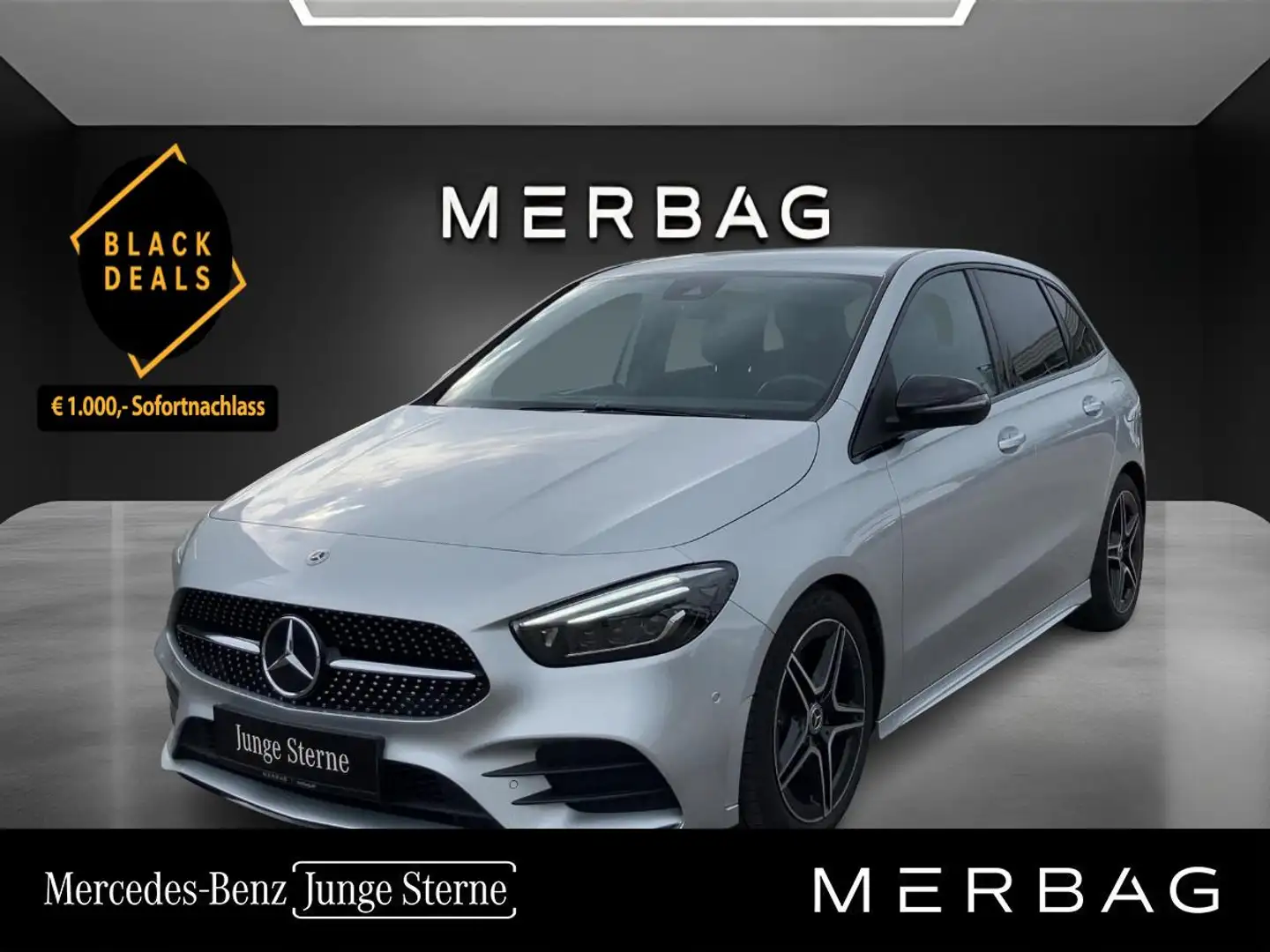 Mercedes-Benz B 200 d AMG Line Silber - 1