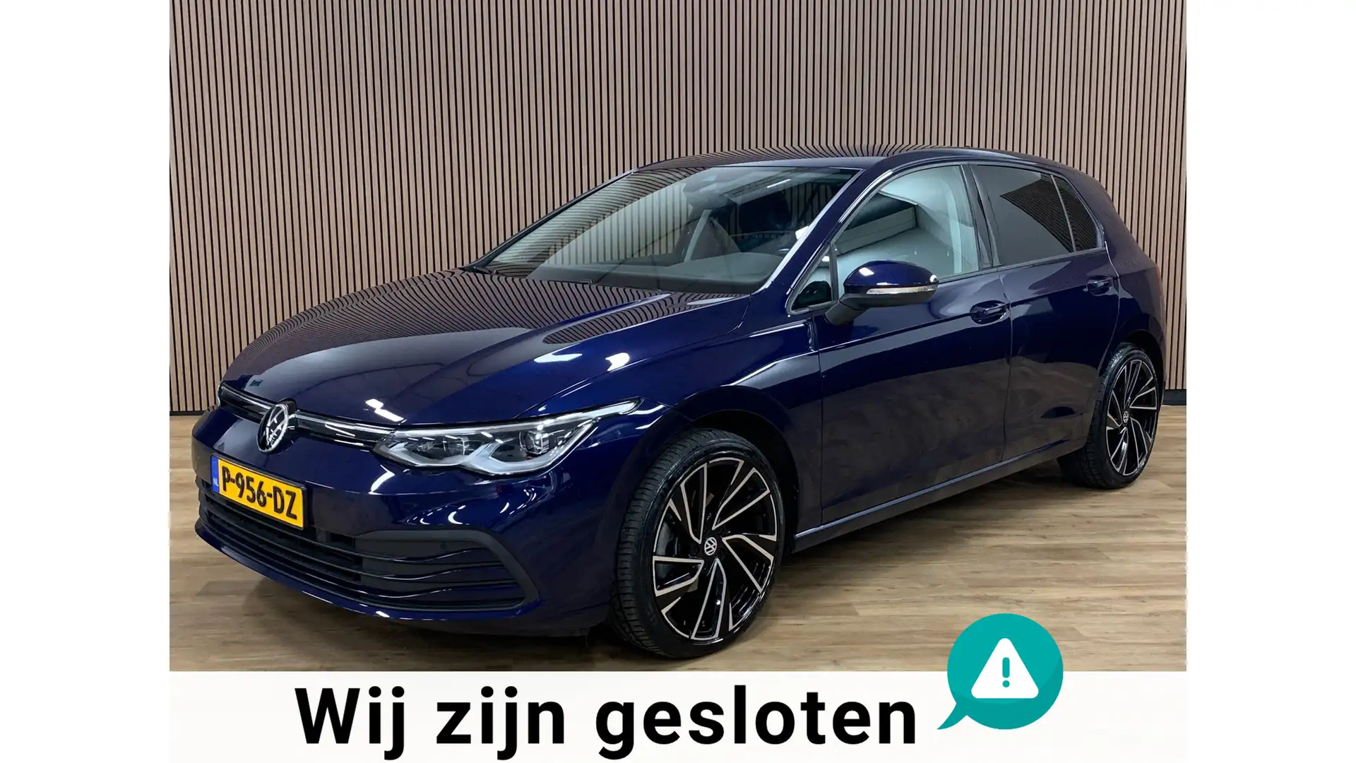 Volkswagen Golf 1.5 eTSI R-Line|LED|Automaat|Sfeerverlichting|Carp Blauw - 1
