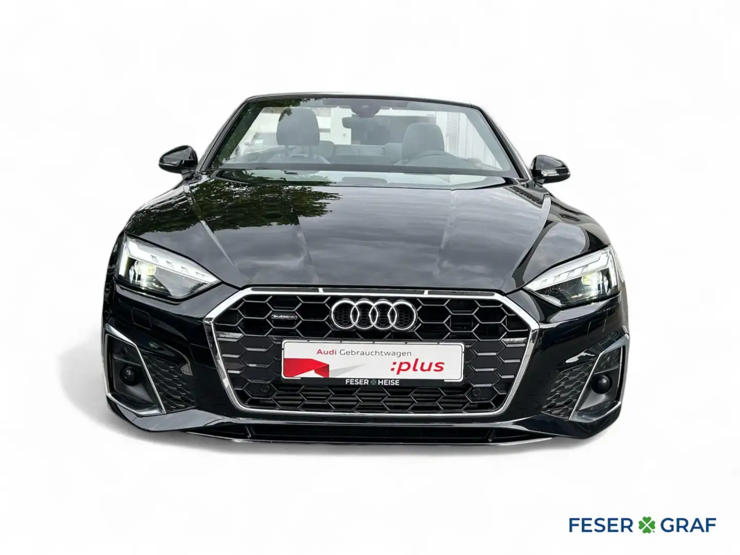 Audi A5 Cabriolet S line 40TFSI quattro Matrix/B&O/Navi Zwart - 2