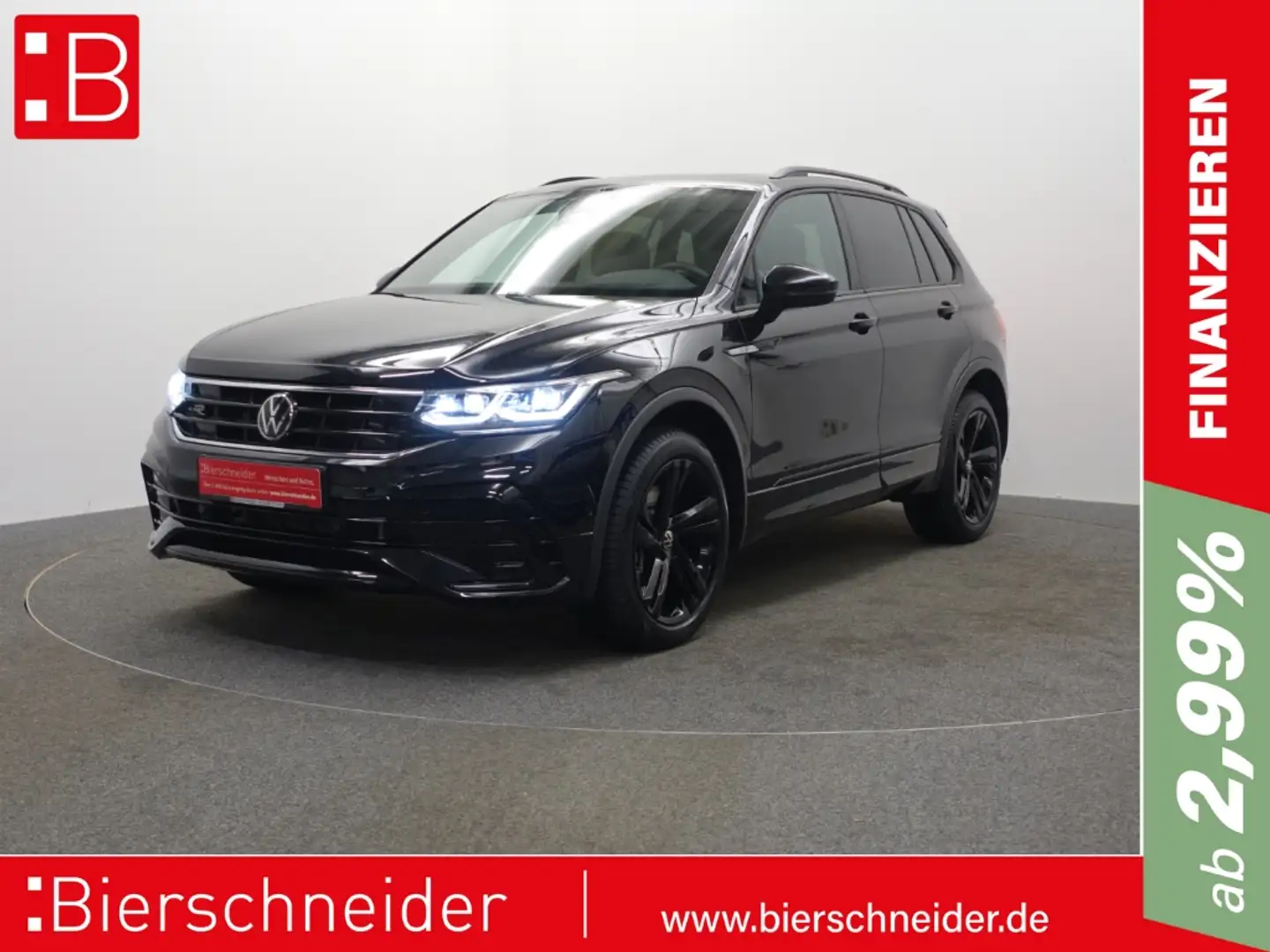 Volkswagen Tiguan 2.0 TDI DSG 4Mo. R-Line BLACK-STYLE PANO KAMERA AH Schwarz - 1