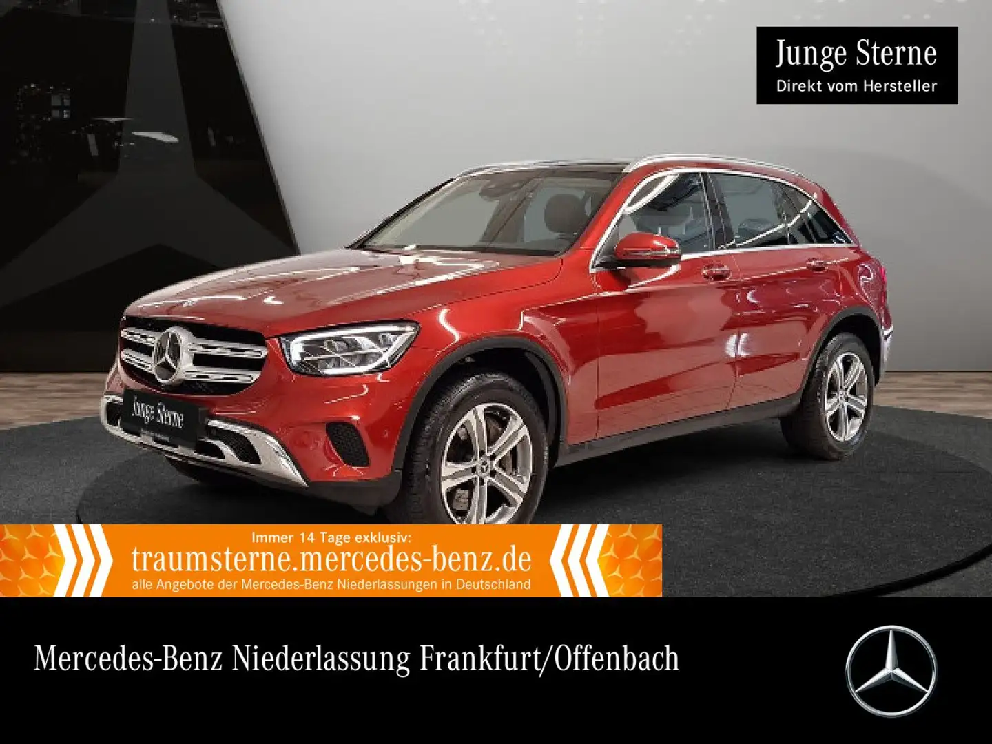 Mercedes-Benz GLC 220 4M PANO+360+LED+STHZG+FAHRASS+HUD+KEYLESS Rouge - 1
