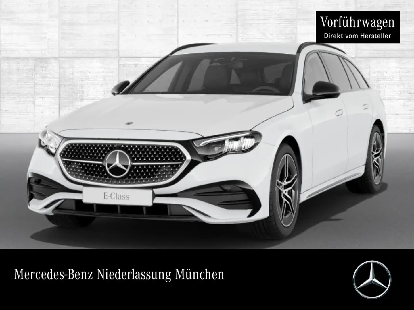 Mercedes-Benz E 200 T AMG Distr. LED AHK Night Kamera Totwinkel bijela - 1