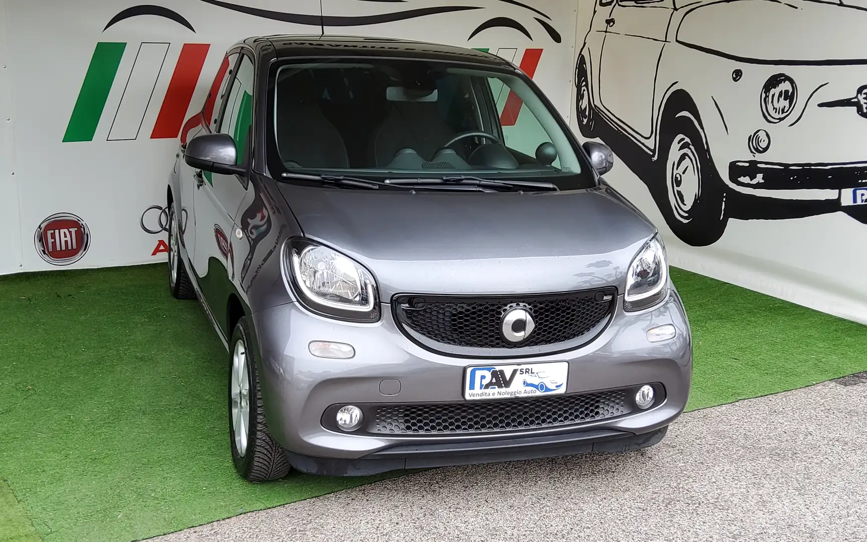 smart forFour 90 0.9 Turbo twinamic Passion Gris - 1