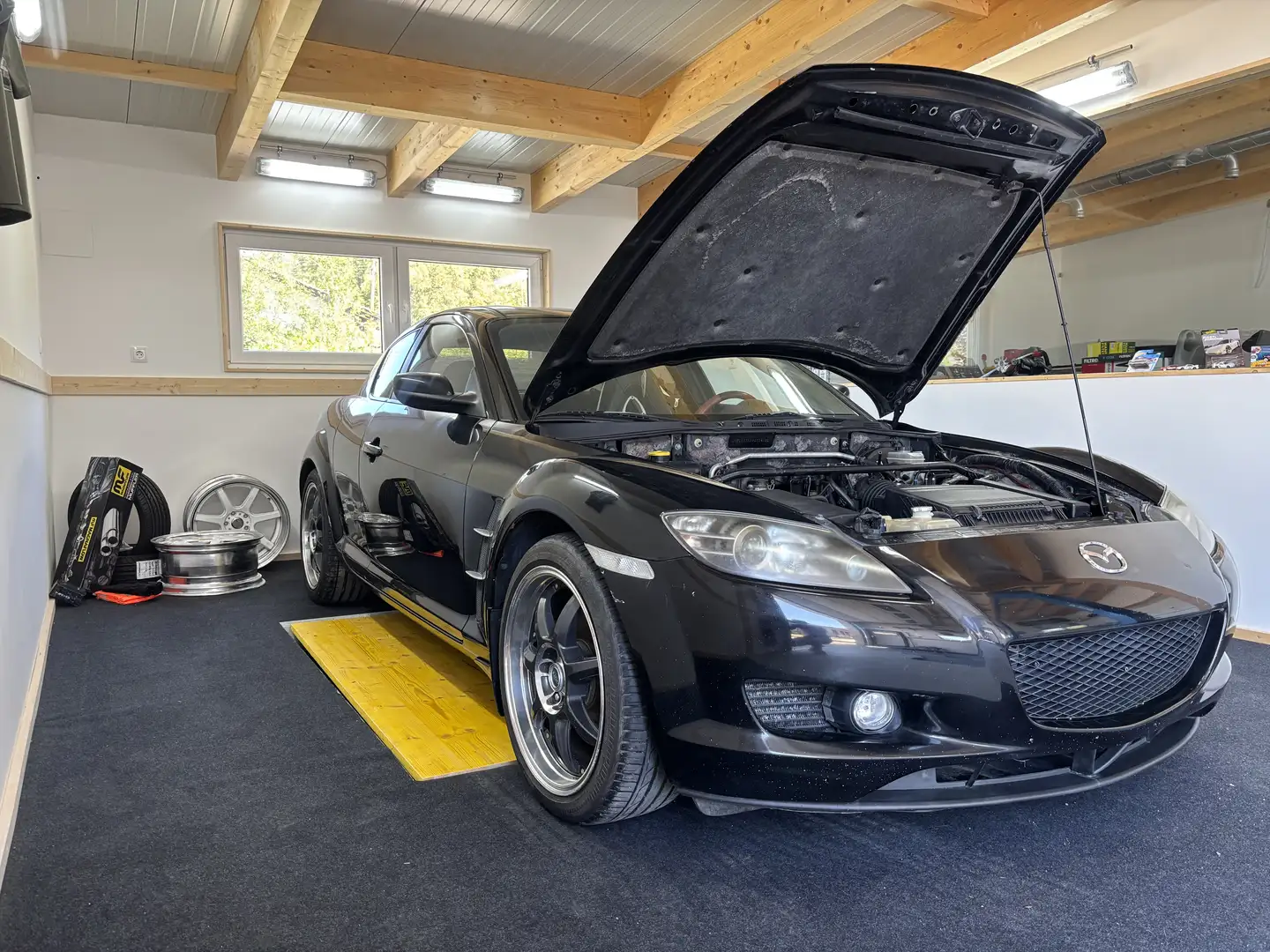 Mazda RX-8 Challenge Leder Schwarz - 1