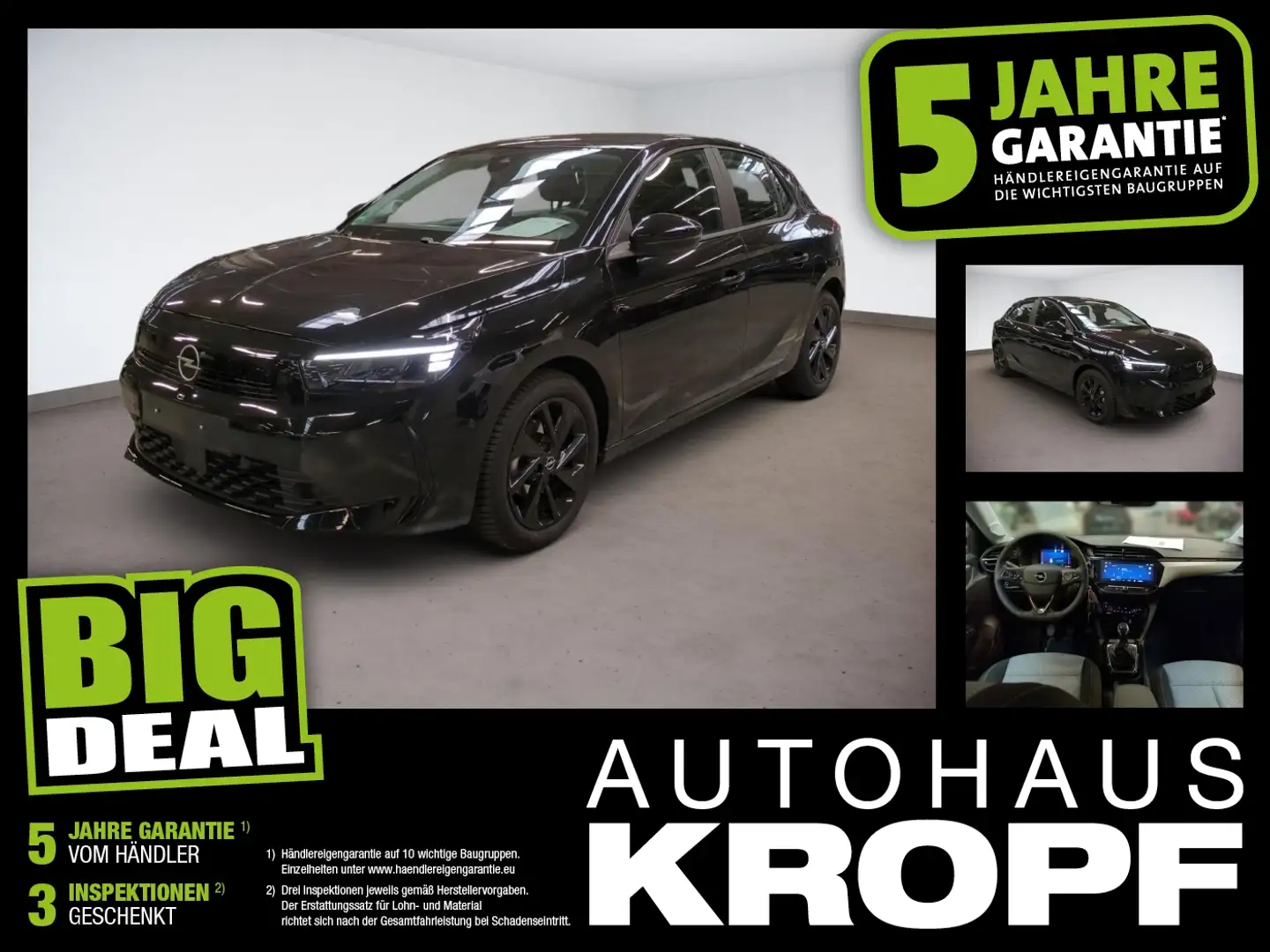 Opel Corsa F 1.2 Fin. ab 2,99 % Rückfahrkamera Schwarz - 1