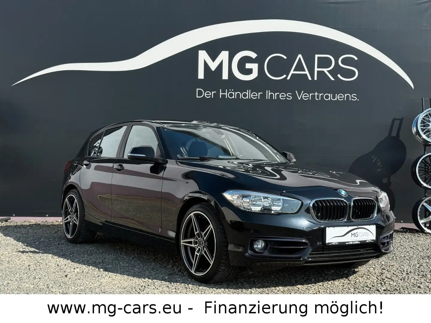 BMW 120 d~Sport-Line~Automatik~Leder~Navi~2.Hand~Top! Schwarz - 2