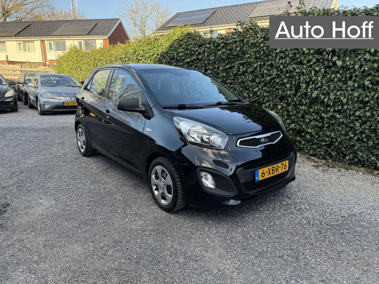 Kia Picanto 1.0 CVVT ComfortLine LPG | Airco | Elekt. Ramen | Zwart - 1