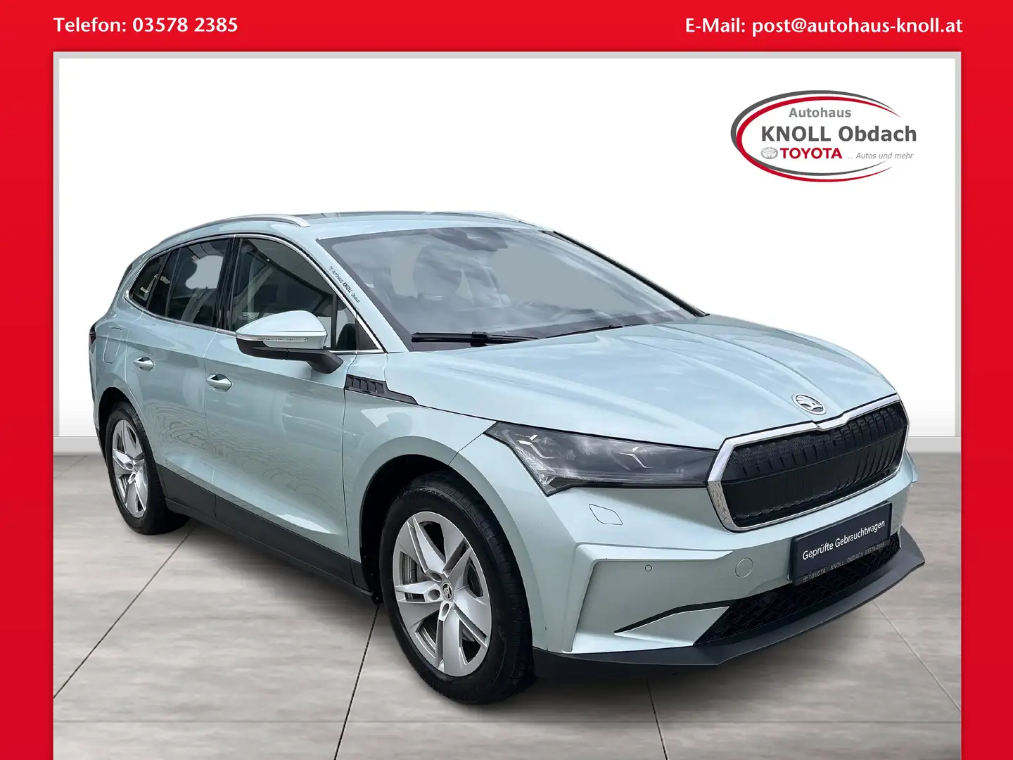Skoda Enyaq iV 80 Lounge Silber - 1