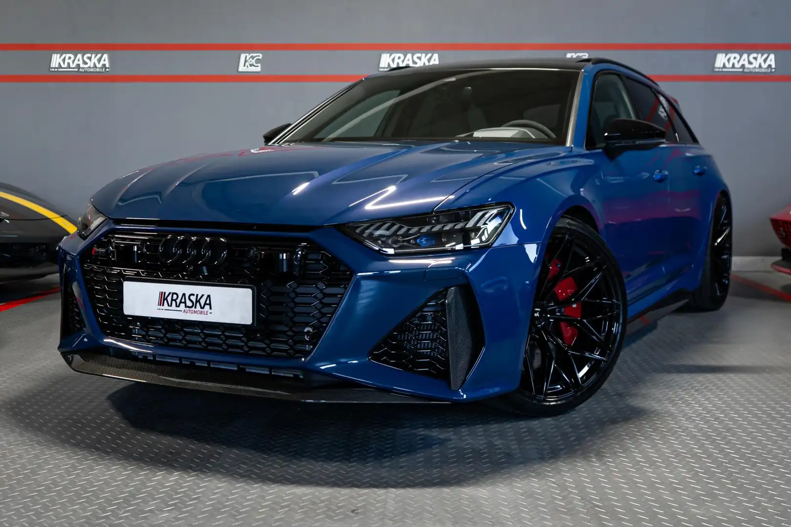 Audi RS6 4.0 TFSI quattro Carbon Edition ABT Power S Blau - 2