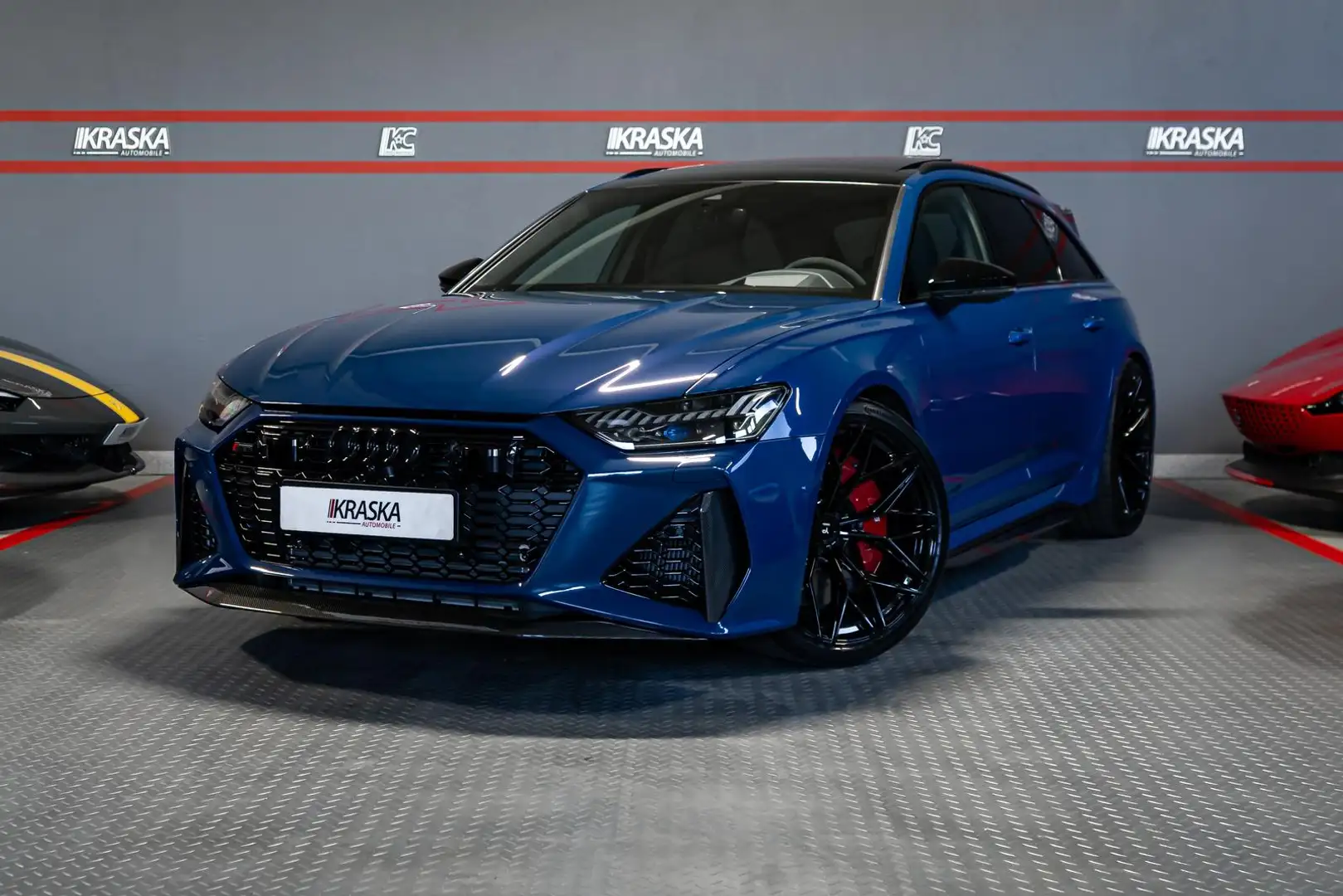 Audi RS6 4.0 TFSI quattro Carbon Edition ABT Power S Blau - 1