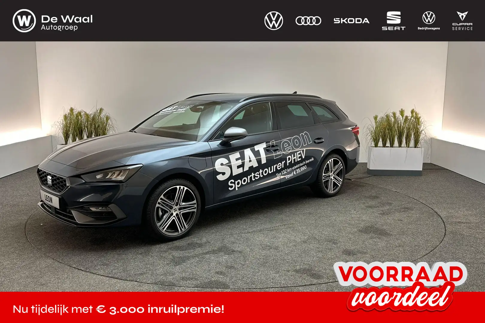 SEAT Leon Sportstourer FR Business 1.5 TSI DSG eHybrid Grijs - 1