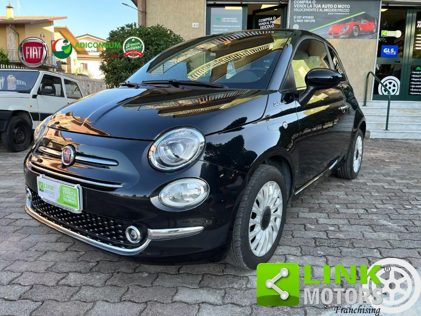 Fiat 500 1.0 Hybrid Dolcevita Nero - 1
