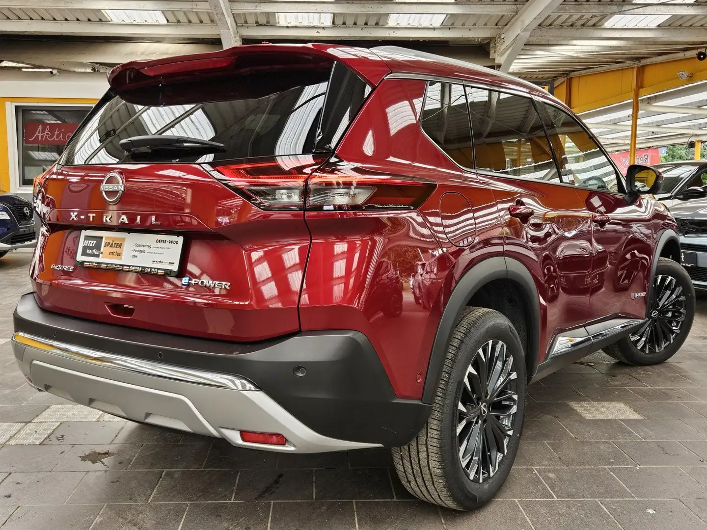Nissan X-Trail 1,5 e-Power 4WD Tekna Pano BOSE Leder... Roşu - 2