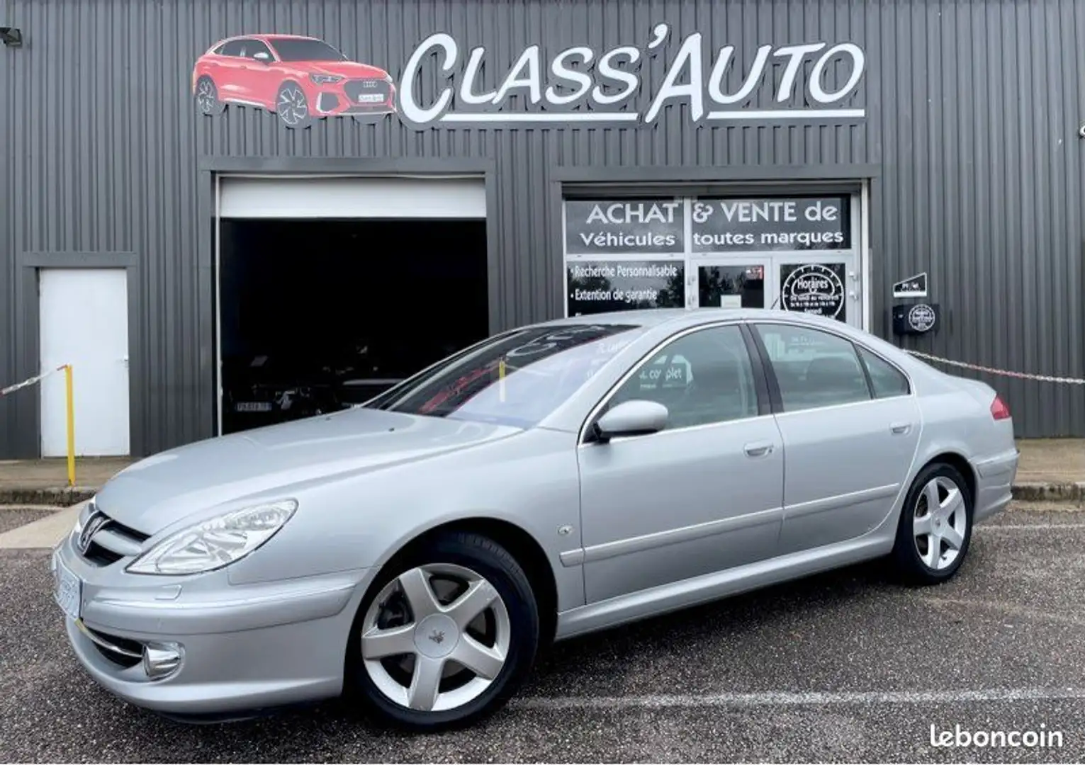 Peugeot 607 féline V6 2.7 HDI 204 cv BVA-6 TBE Plateado - 2