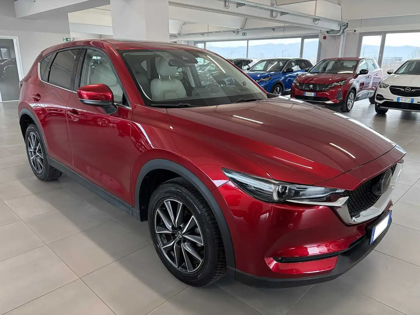 Mazda CX-5 2.2 Skyactiv-D 175 CV AWD Exclusive PELLE-TETTO Rot - 1