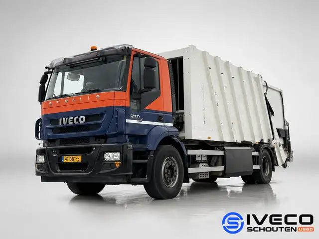 Iveco Stralis 270 CNG • Vuilniswagen FAUN variopress • A