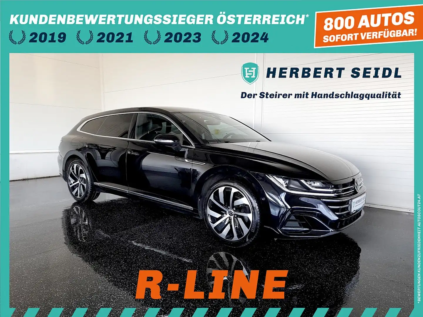 Volkswagen Arteon SB R-LINE PHEV DSG *IQ-LIGHT LED / 19 ZOLL / DC... Schwarz - 1