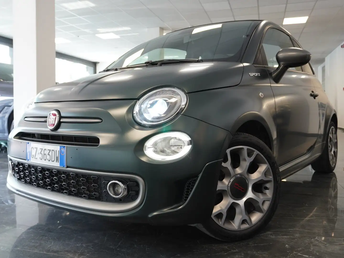 Fiat 500C 1.0 Hybrid Sport VERDE OPACO PORTOFINO / NEOP. Vert - 1