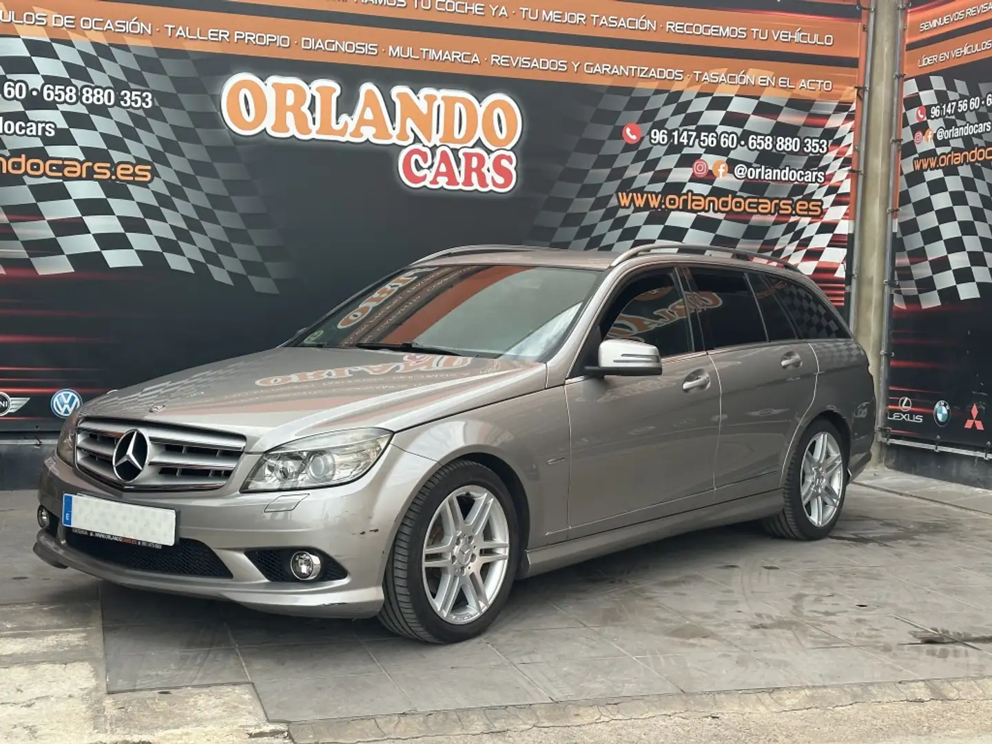 Mercedes-Benz C 220 Estate 220CDI BE Edition 2009 Aut. Gris - 2