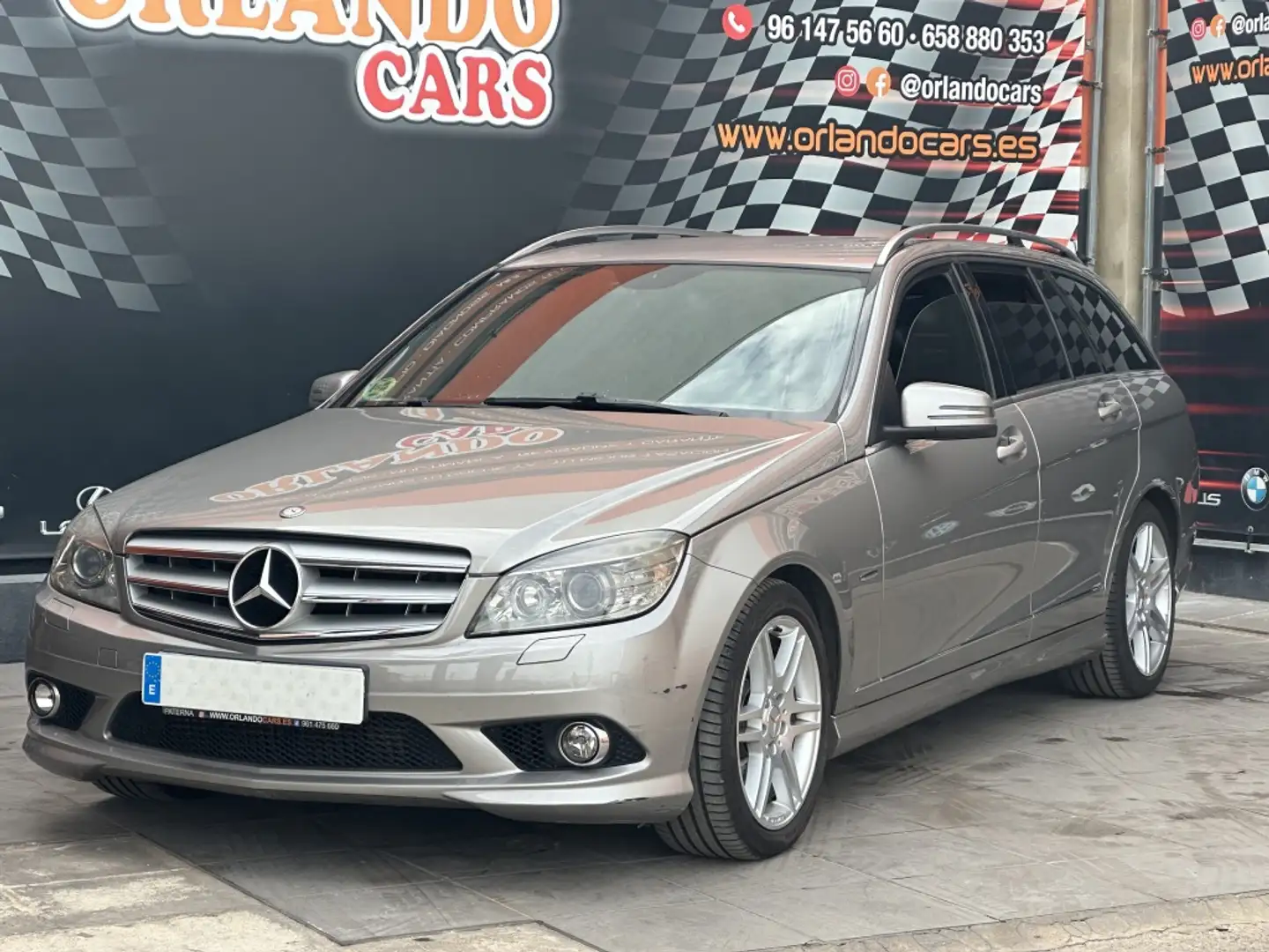 Mercedes-Benz C 220 Estate 220CDI BE Edition 2009 Aut. Gris - 1