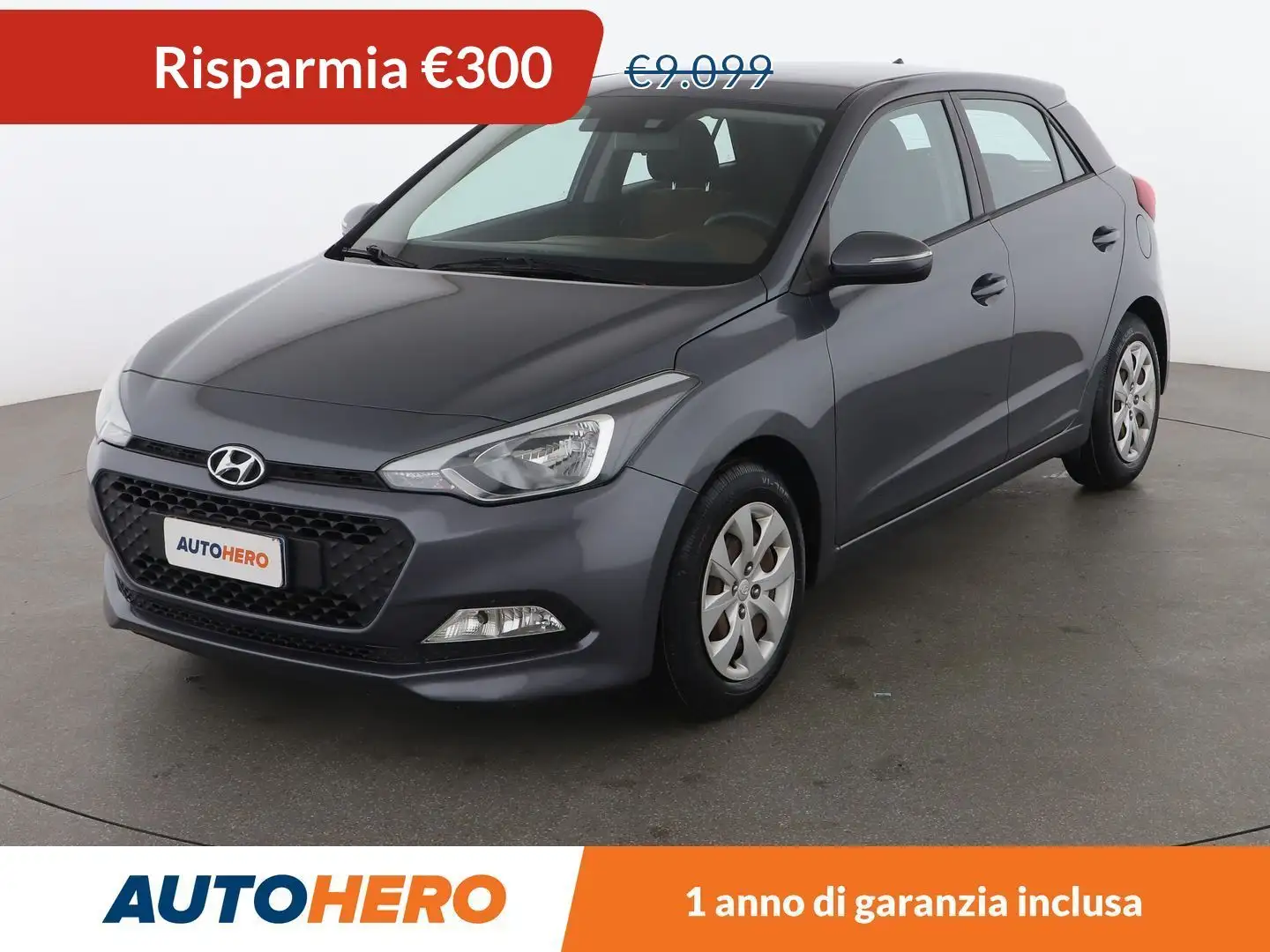 Hyundai i20 1.2 Classic 84 CV Gri - 1