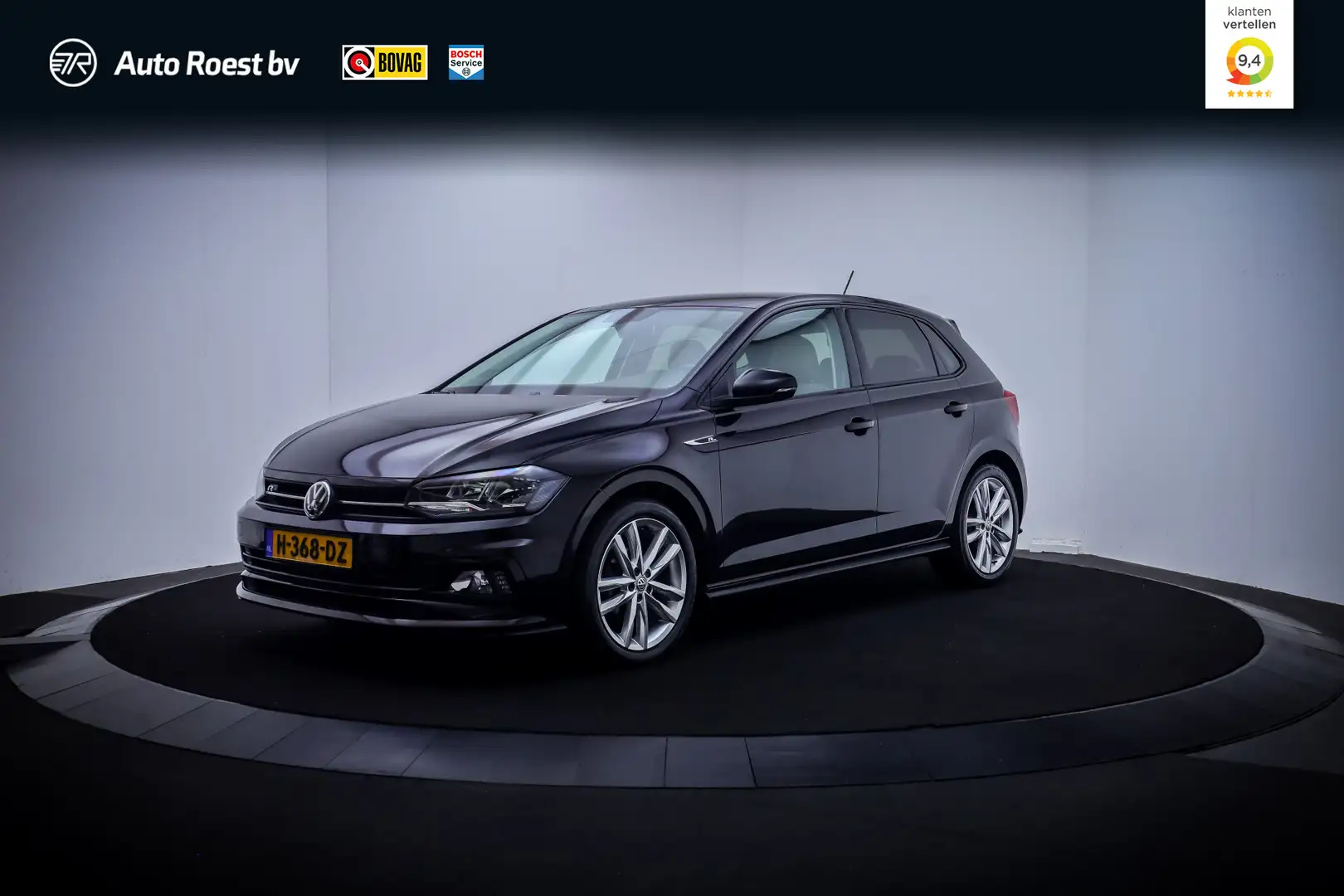 Volkswagen Polo 1.0TSI Highline Business R 1e EIG | ORIGINEEL NL | Schwarz - 1