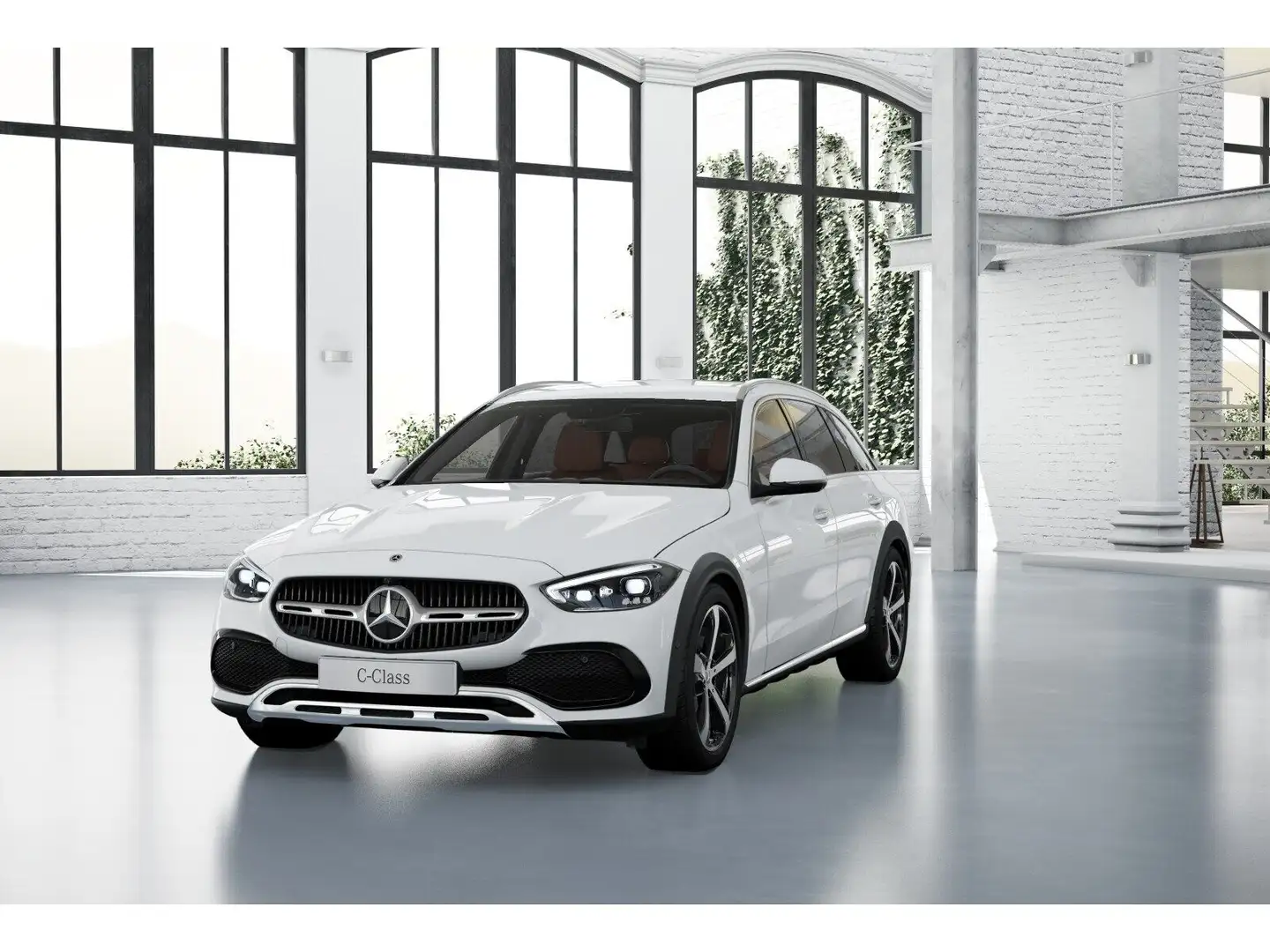 Mercedes-Benz C 220 d 4MATIC T-Modell All-Terrain LED PTS Navi Weiß - 2