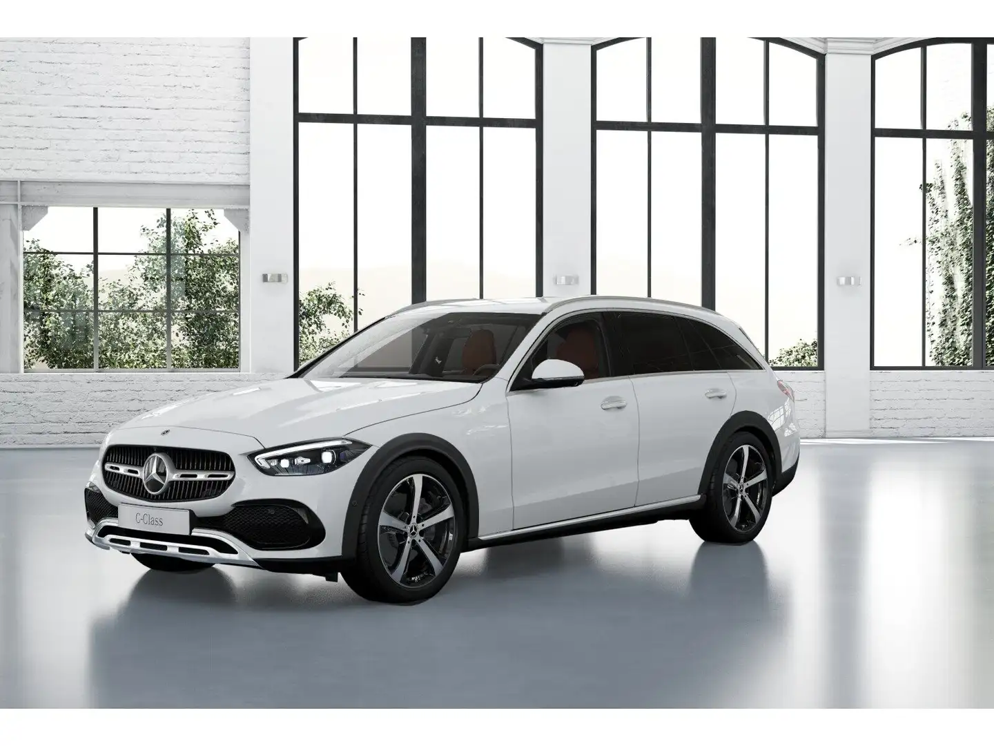 Mercedes-Benz C 220 d 4MATIC T-Modell All-Terrain LED PTS Navi Weiß - 1