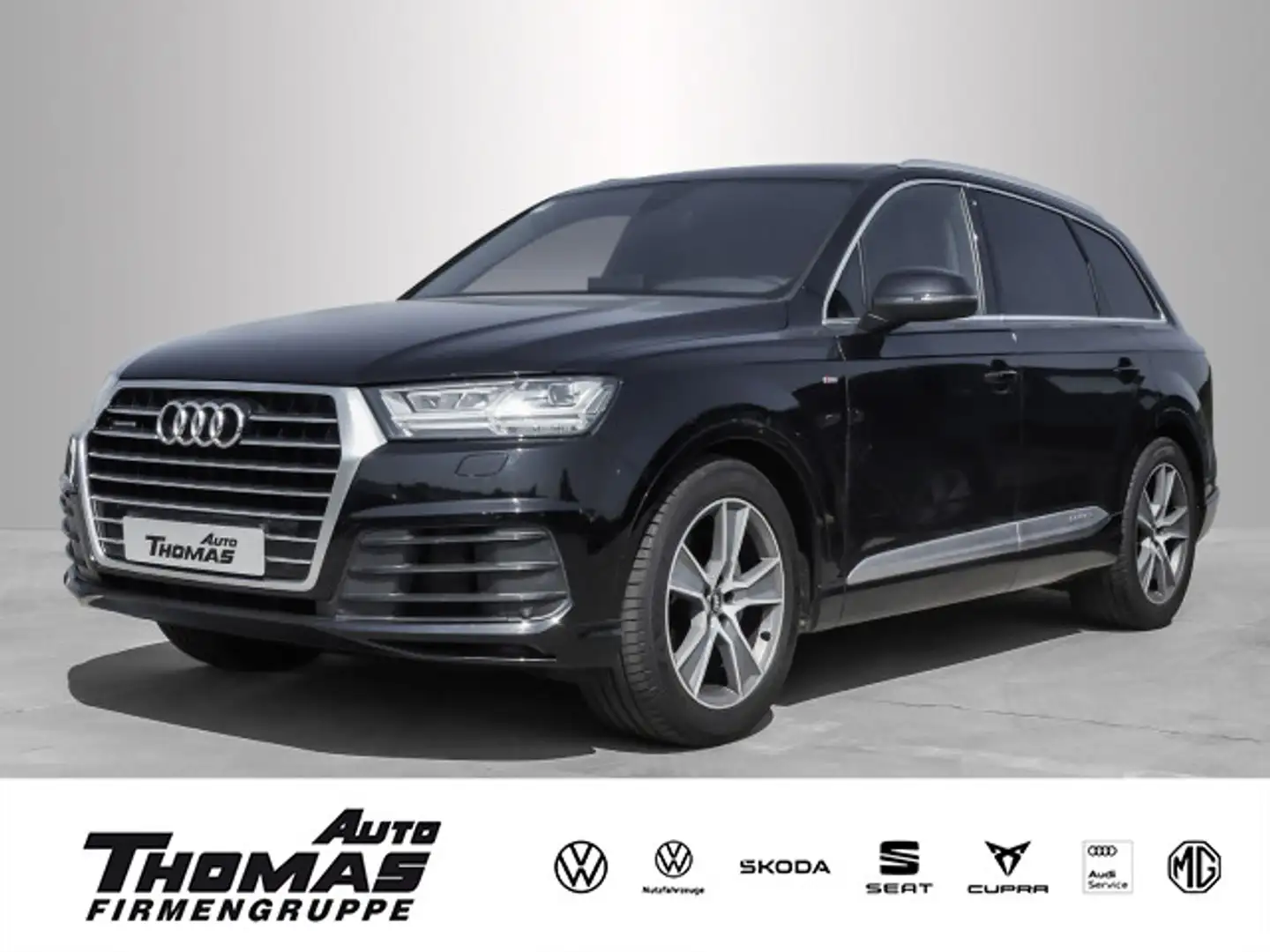 Audi Q7 S line 3.0 TDI quattro tiptronic AHK+RFK+LED Schwarz - 1