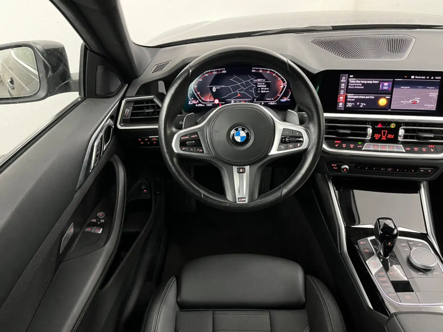 BMW 420 d 48 V Coupe xDrive Aut. **LED | SportLine | Allr Schwarz - 2