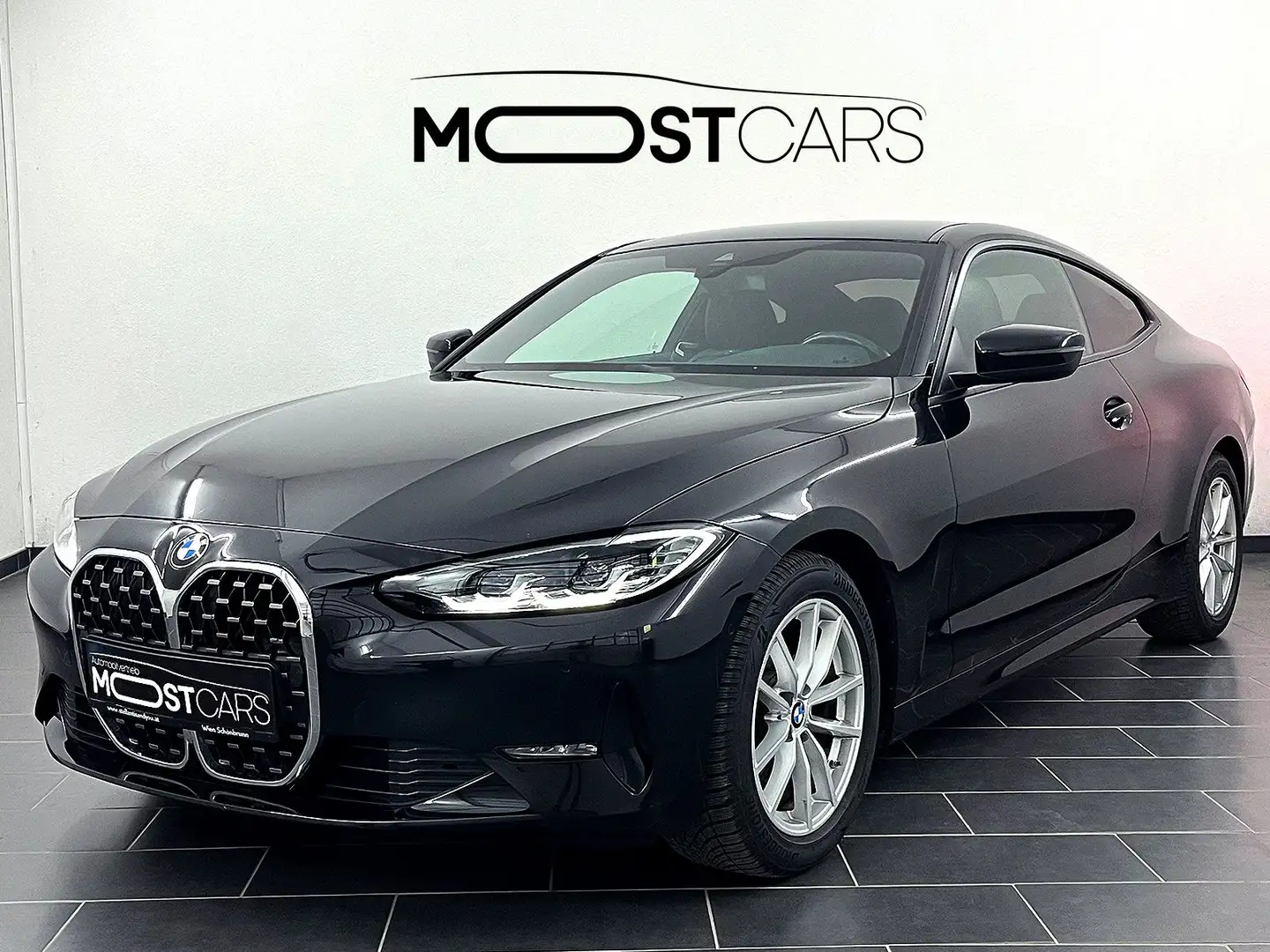 BMW 420 d 48 V Coupe xDrive Aut. **LED | SportLine | Allr Schwarz - 1