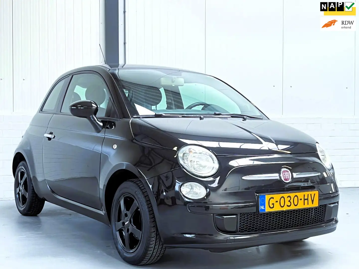 Fiat 500 1.2 Pop Zwart - 1