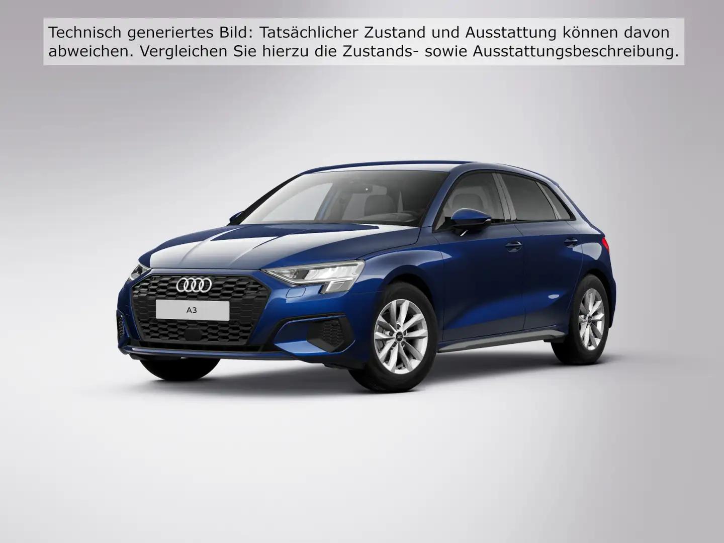Audi A3 30 TDI*Navi*Alu*PDC*Virtual Cockpit Blau - 2