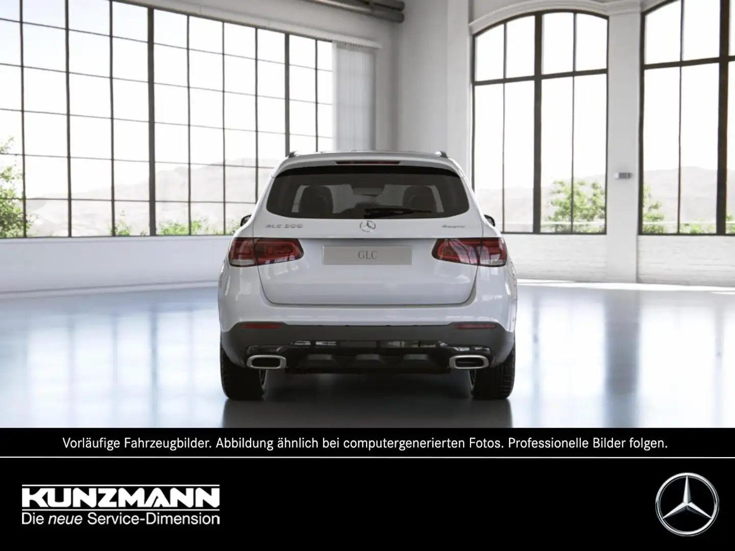 Mercedes-Benz GLC 300 4M Exclusive Night MBUX Navi 360 EasyPack Weiß - 1
