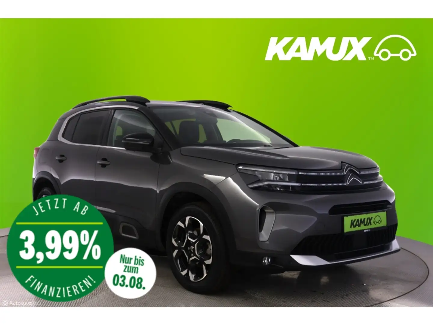 Citroen C5 Aircross 1.2PureTech Aut.Shine+LED+KLIMA+SHZ Grau - 1