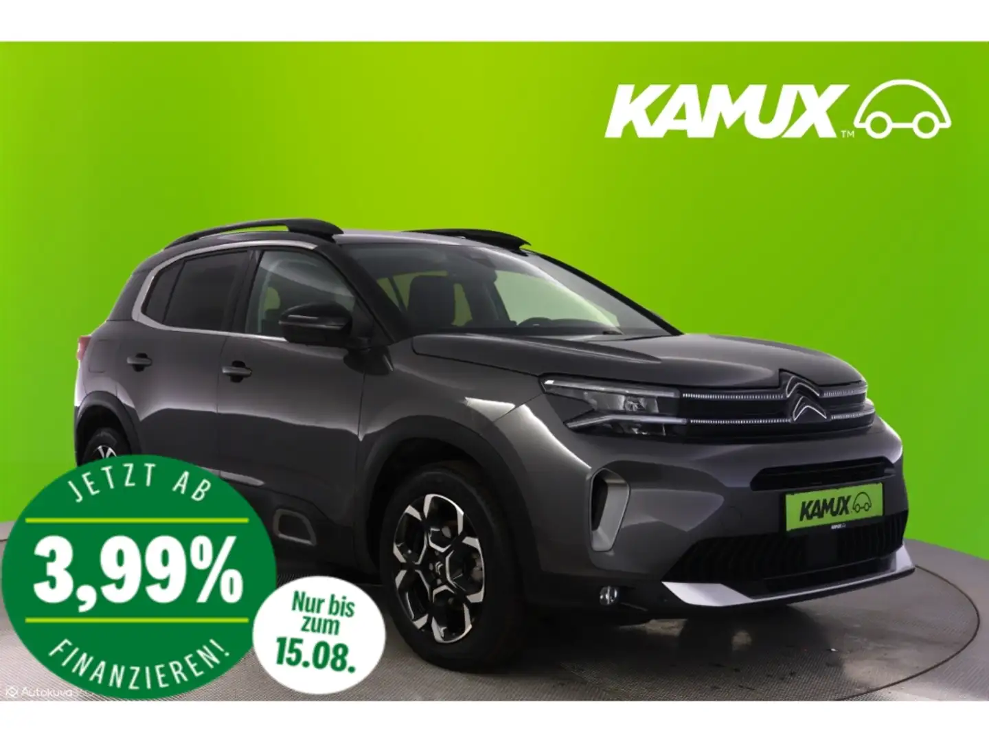 Citroen C5 Aircross 1.2PureTech Aut.Shine+LED+KLIMA+SHZ Grau - 1