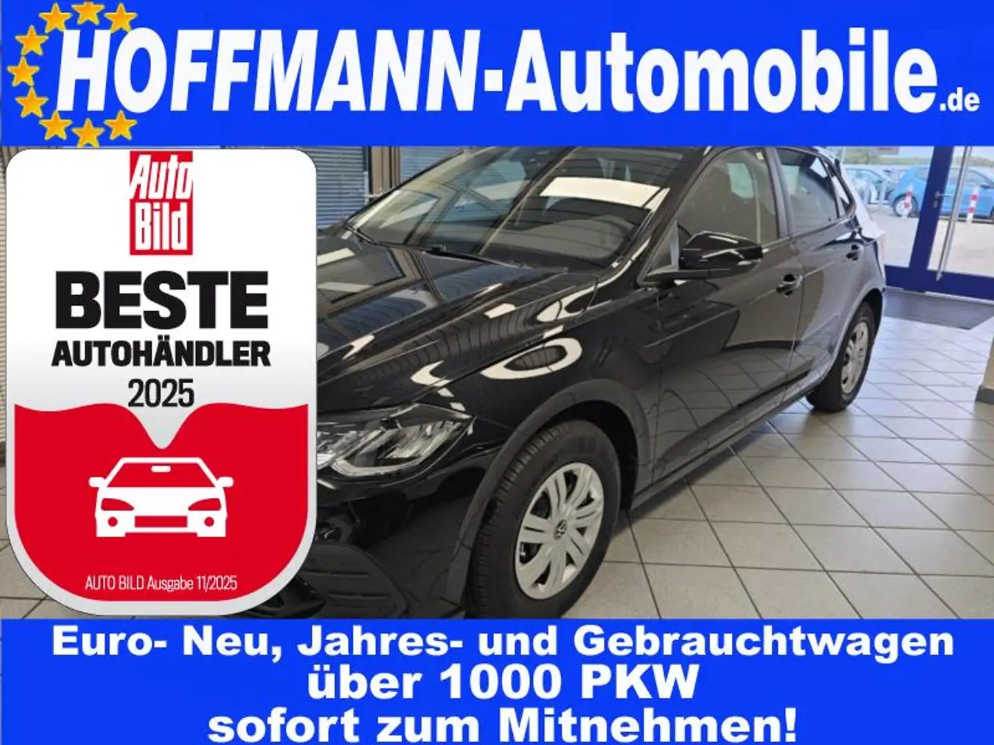 Volkswagen Polo Sitzhzg.,,App-Con.,Klima,PDC,dig. Cockpit Noir - 1