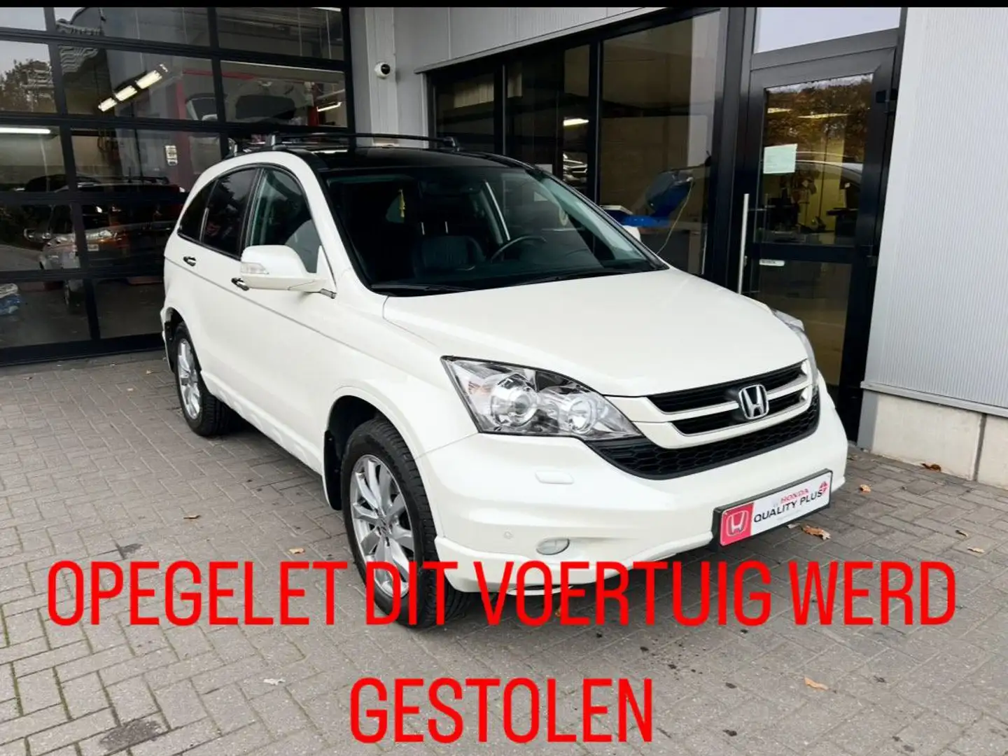 Honda CR-V ! ATTENTION ! DIT VOERTUIG WERD GESTOLEN! Wit - 1