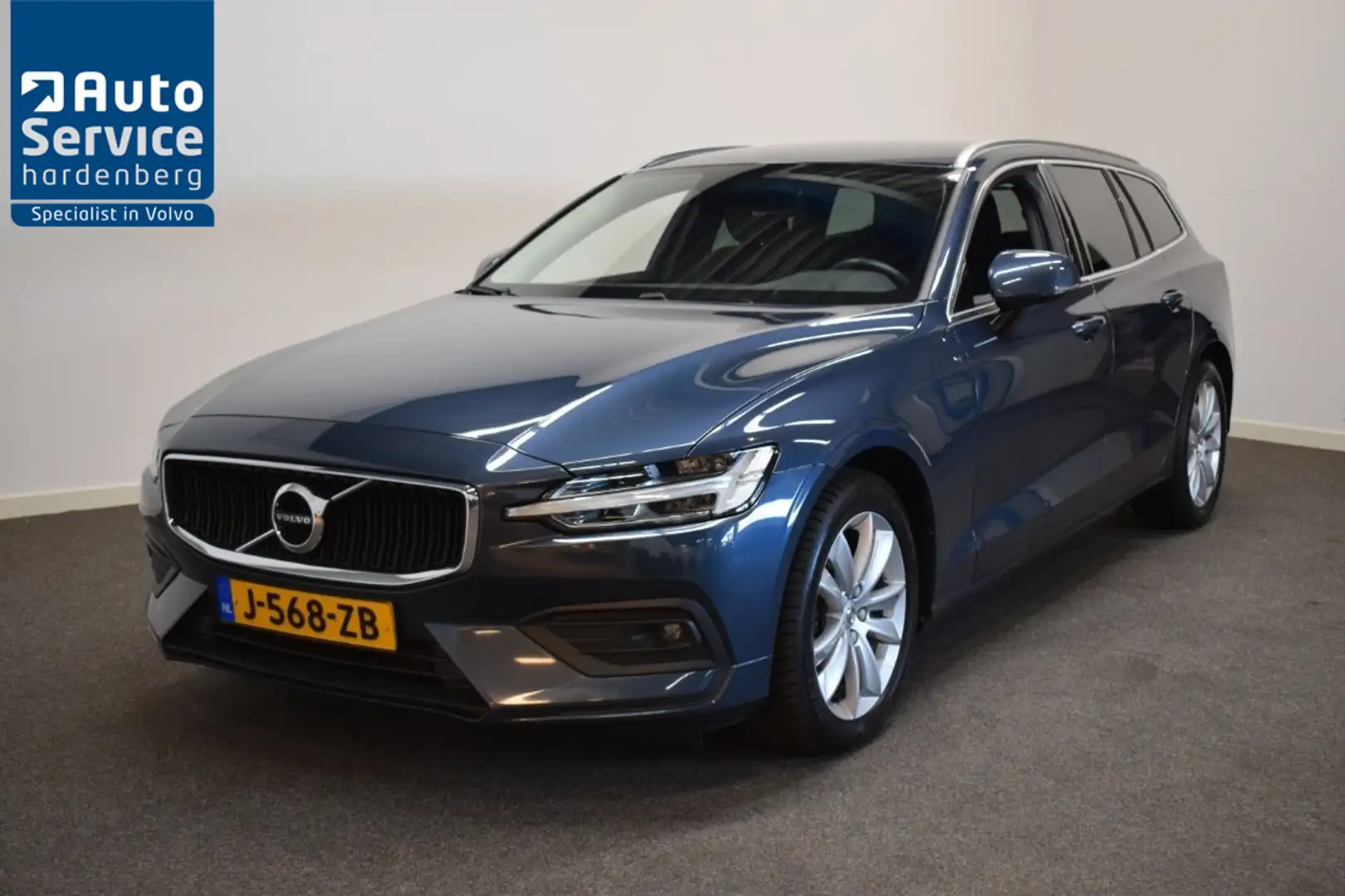 Volvo V60 2.0 B3 163pk AUT8 BNS Pro Stoelverw V+A/ Navi/ Ada Blauw - 1