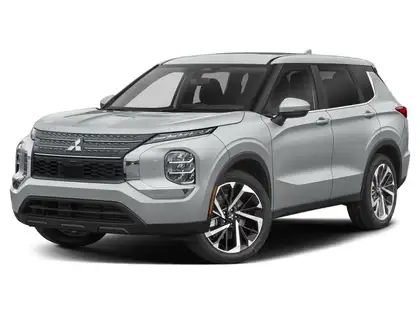 Silver 2022 Mitsubishi Outlander ES S-AWC SUV / Crossover All-Wheel Drive Continuously Variable Transmission