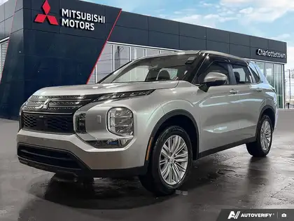Silver 2022 Mitsubishi Outlander ES S-AWC SUV / Crossover All-Wheel Drive Continuously Variable Transmission