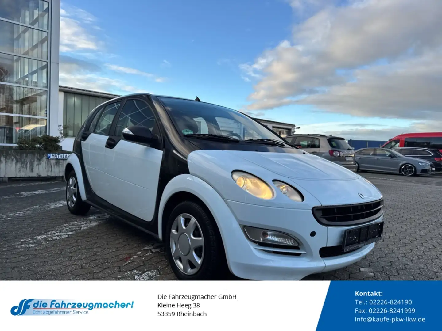 smart forFour Basis 70 kW Berganfahrass. Klima *EXPORT Weiß - 1