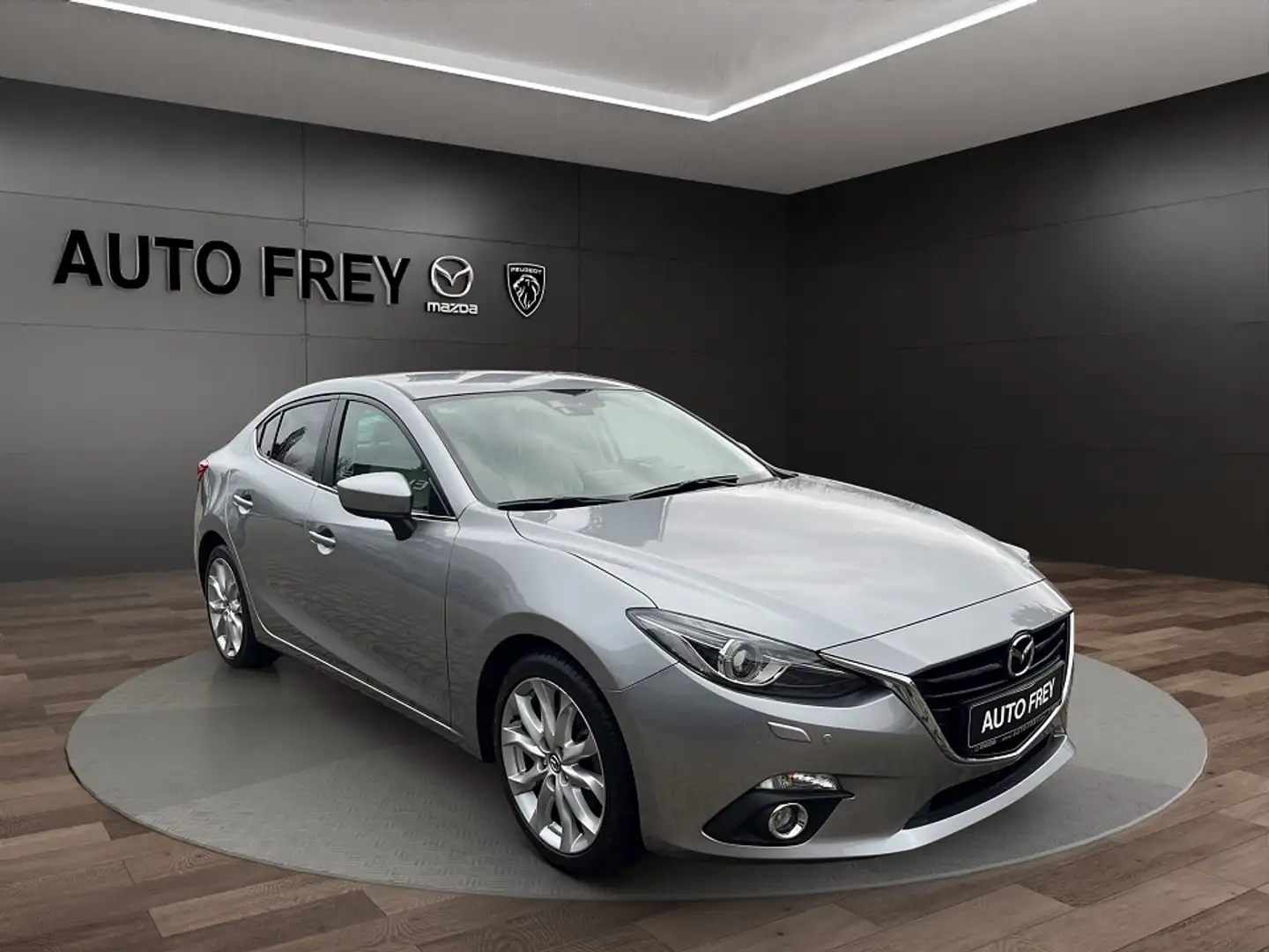 Mazda 3 SKYACTIV-G 120 Sports-Line NAVI LEDER Argent - 1