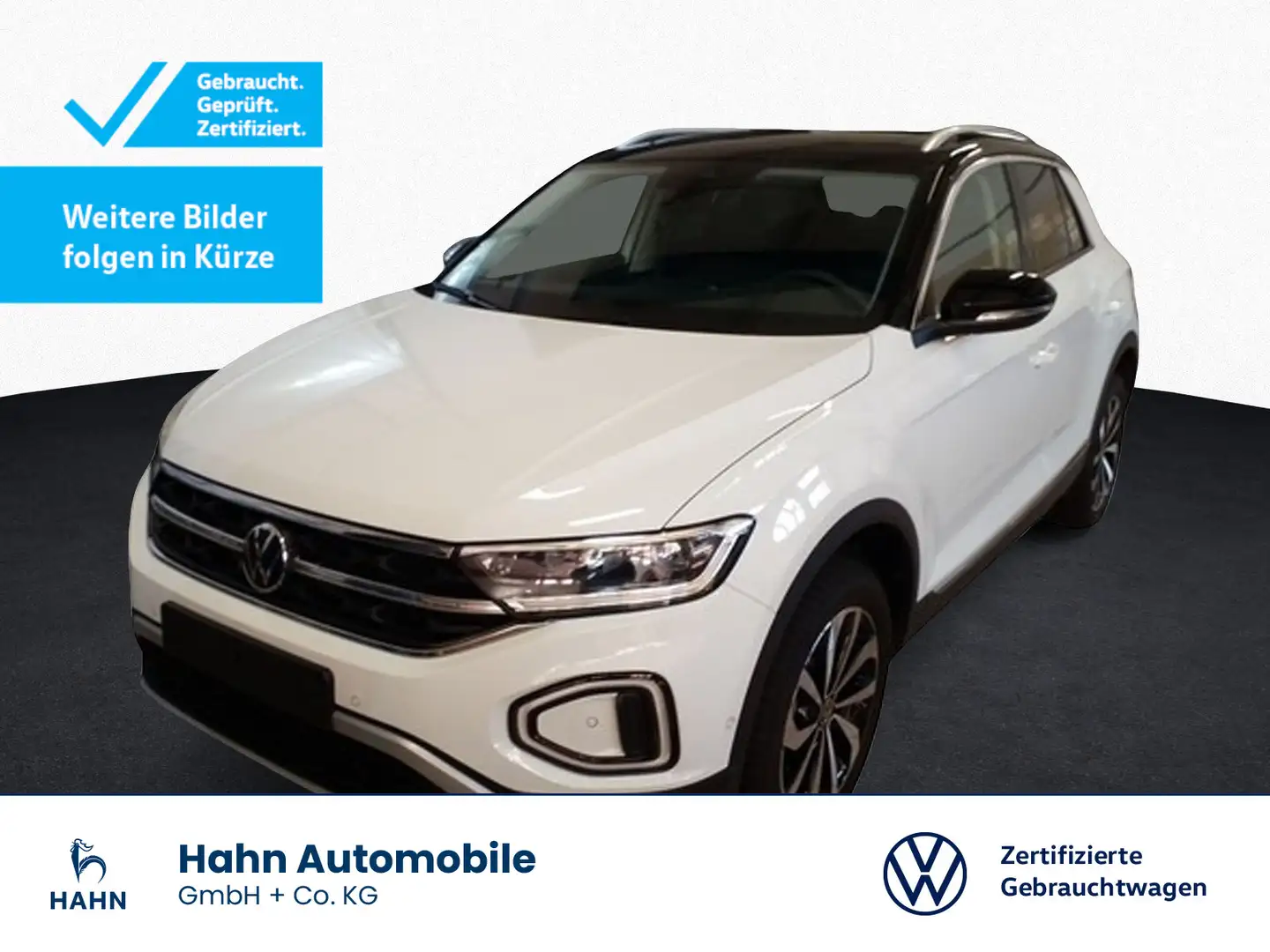 Volkswagen T-Roc 1.5TSI DSG Style ACC Cam LED+ Pano SHZ Nav Weiß - 1