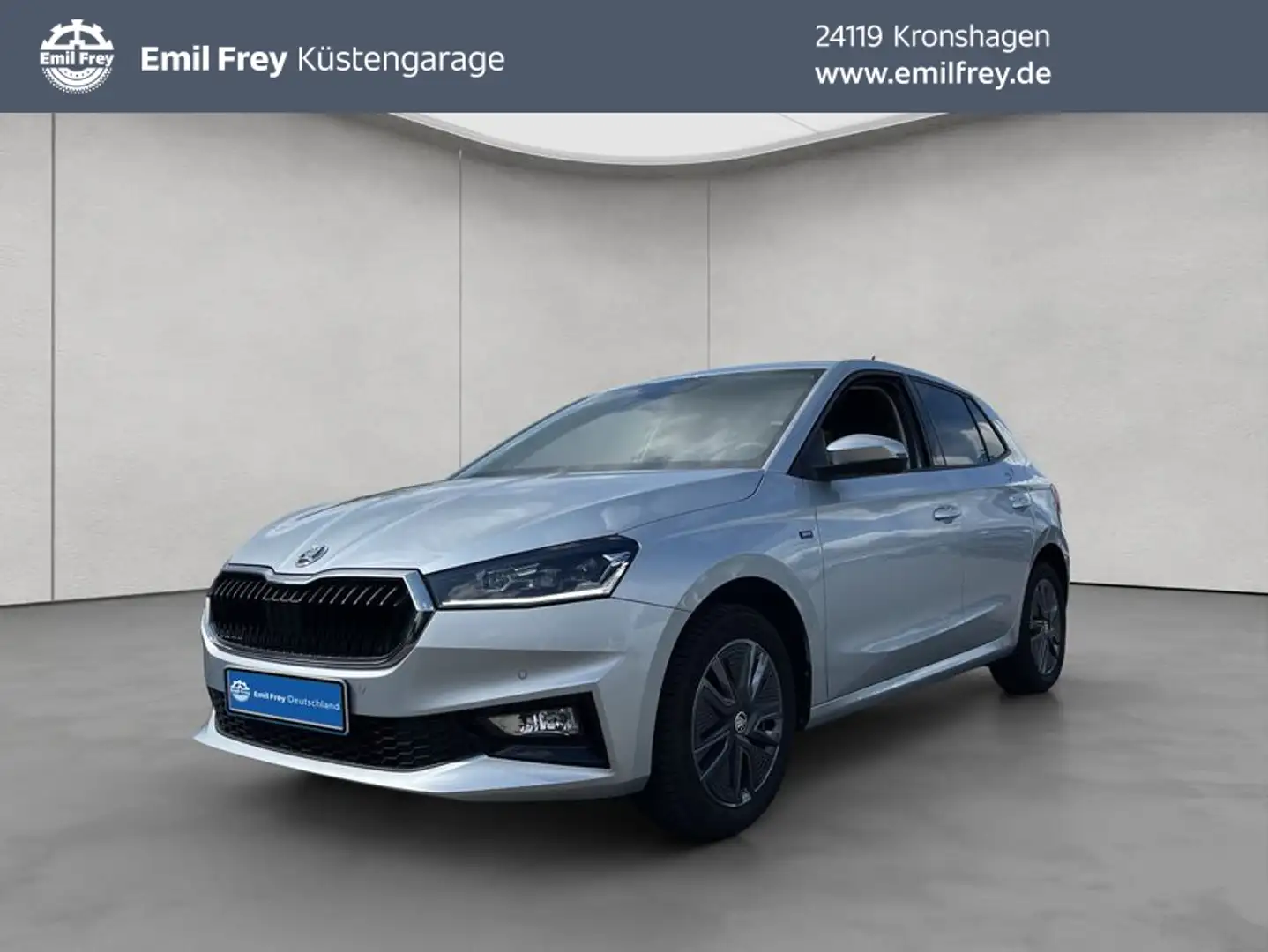 Skoda Fabia 1.0 TSI DSG Drive GJR ACC Kessy RFK Silber - 1