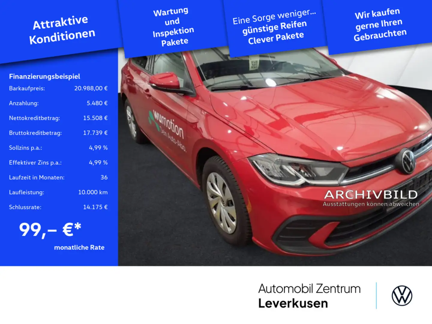 Volkswagen Polo Life CARPLAY VIRT PDC SHZ ACC LED NAVI Schwarz - 1