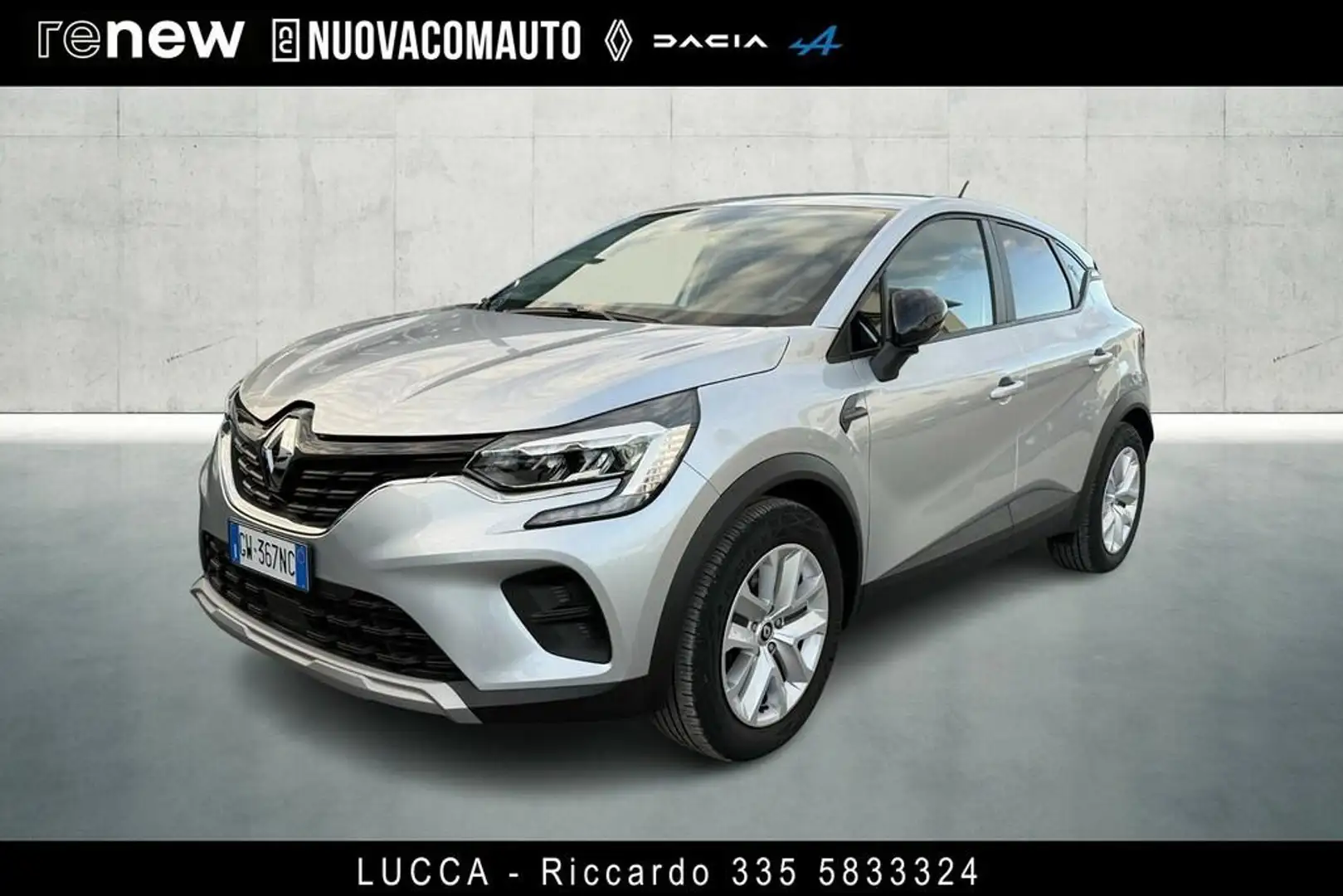 Renault Captur 1.6 hybrid Equilibre E-Tech 145cv auto Grigio - 1