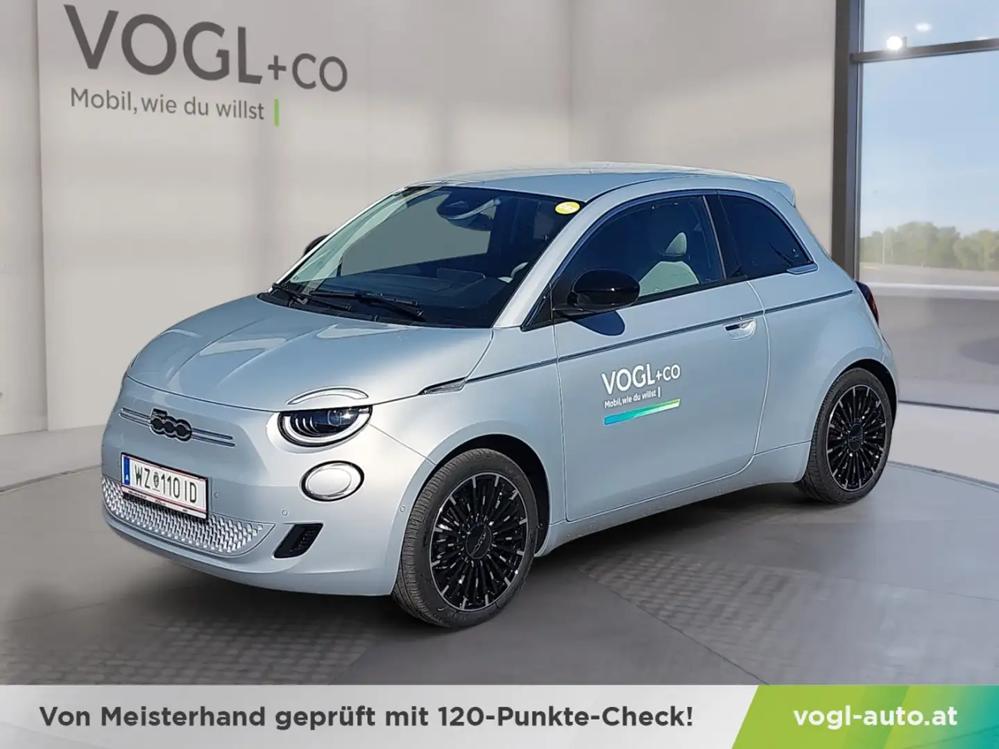 Fiat 500e Hatchback La Prima 42kWh Blau - 1