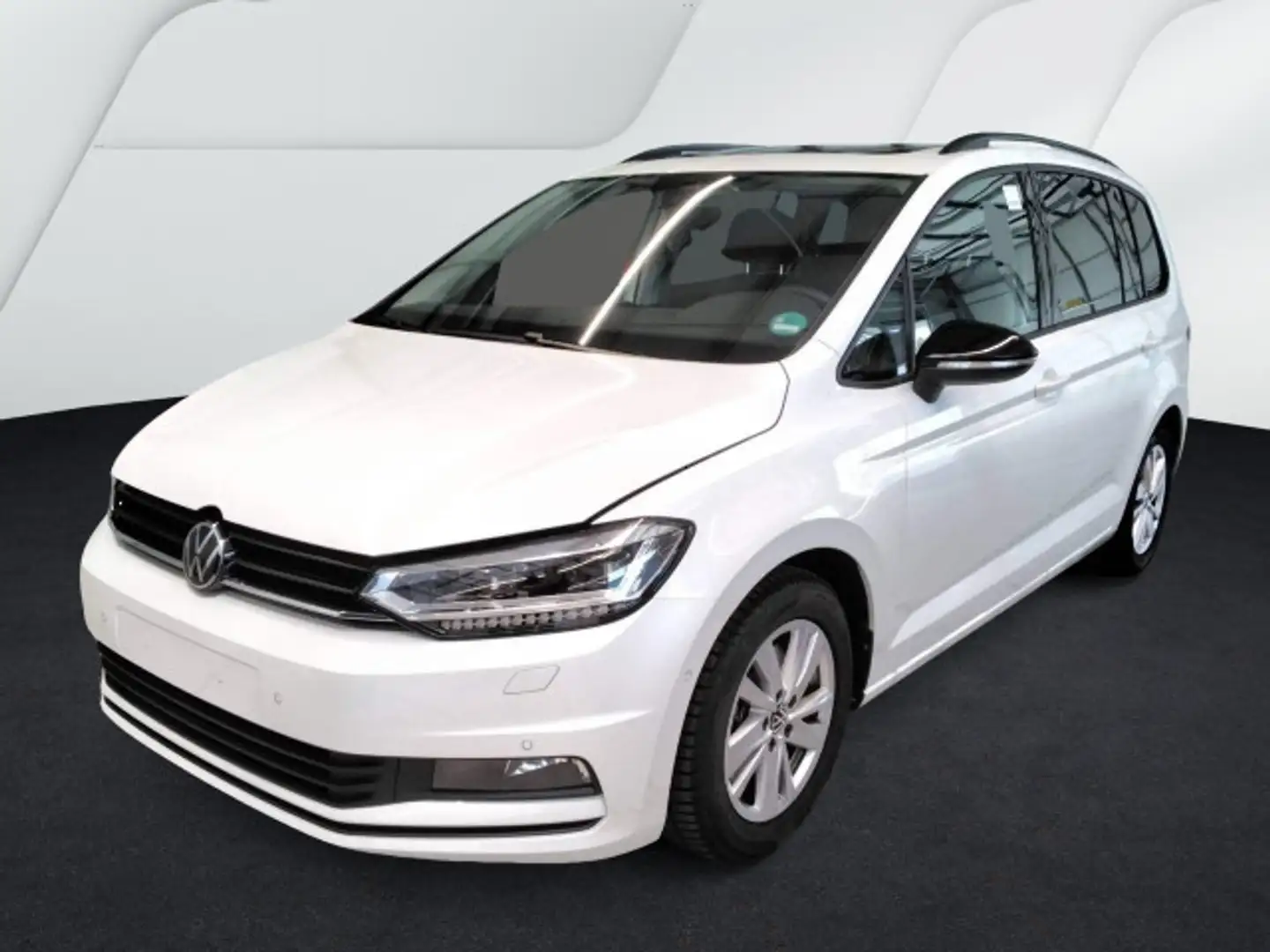 Volkswagen Touran Highline Black Style 1.5TSI DSG PANO STHZ Weiß - 2